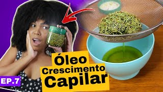 COMO FAZER ÓLEO PARA CRESCIMENTO CAPILAR COM ALECRIM POR LUANY CRISTINA [upl. by Gareri]