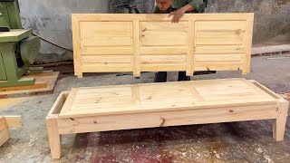 Carpentry Class Woodworking Skills  Living Room Bench Project For Your Family  DIY  How to [upl. by Anaid901]