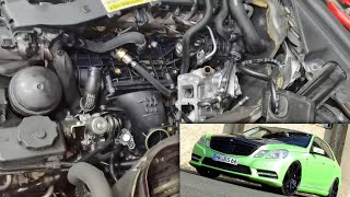 Mercedes E Class W212 EGR  THROTTLE BODY  INTAKE MANIFOLD REMOVAL STEP BY STEP [upl. by Gadmon]