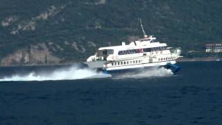 Tragflügelboot auf dem Gardasee [upl. by Widera]