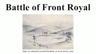 Battle of Front Royal [upl. by Dirgis]