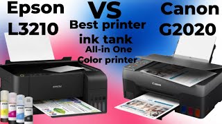 👉How to Epson L3210 VS Canon G2060 Compare Best printer kon sa hai Office and home UseAllin One2024 [upl. by Harlen428]