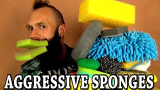 AGGRESSIVE ASMR SPONGES [upl. by Rramaj]