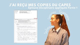 SÉMANTIQUE GRAMMAIRE ET STYLISTIQUE au CAPES de lettres modernes analyse copie 19520 [upl. by Peedsaj432]