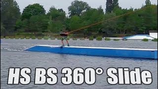 Box HS BS 360 Slide Wakeboard Tutorial GER [upl. by Flam]