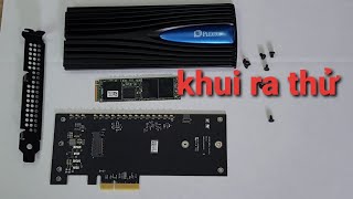 Xem thử bên trong Plextor SSD NVMe 512GB PCIe x4  bung thử [upl. by Dewey]