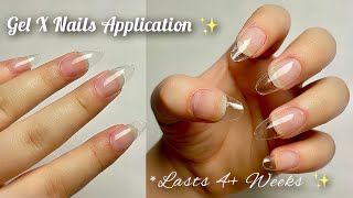 How to Do Gel X Nails Like a Pro  Nail extensions at home [upl. by Winter]