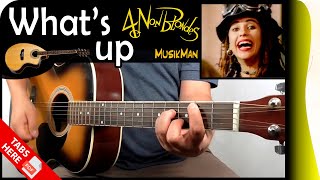 WHATS UP 🎩  4 Non Blondes  GUITAR Cover  MusikMan N°132 [upl. by Sheehan]