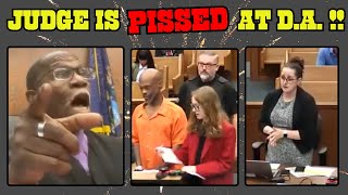 Judge Is PISSED at DA After Holding Defendant Without Charges [upl. by Retla115]