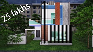 Middle class 3BHK Duplex style House with Garden Space  1036 sqft Built up Area  25 lakhsதமிழ் [upl. by Goss462]