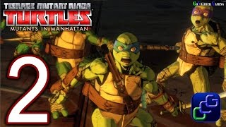 Teenage Mutant Ninja Turtles Mutants In Manhattan Walkthrough  Part 2  Stage 2 Rocksteady [upl. by Arakal819]