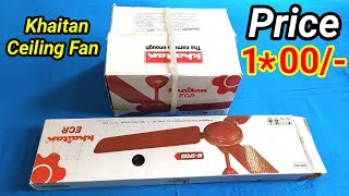 Khaitan Ceiling fan 😍  Ceiling Fan  Ceiling Fan Unboxing  Ceiling Fan Price [upl. by Alcot313]