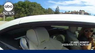 CHP body cam footage shows traffic stop involving Britney Spears [upl. by Aicitan]