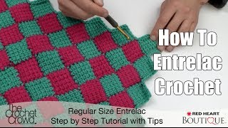 How to Entrelac Crochet [upl. by Jeane]