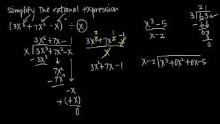 dividing polynomials KristaKingMath [upl. by Naujled]