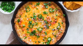 Easy Refried Bean Dip [upl. by Talmud742]