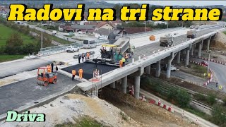 Brzi put Lajkovac  Valjevo snimak radova na tri strane gradilišta [upl. by Myranda]