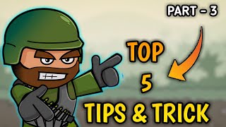 Top 5 mini militia tips and tricks 2024 Part  3 [upl. by Elrod]