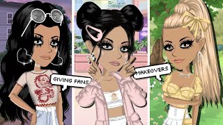 GIVING FANS AESTHETIC MAKEOVERS ON MSP [upl. by Ecinnahs]