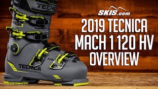 2019 Tecnica Mach 1 120 HV Mens Boot Overview by SkisDotCom [upl. by Langston]