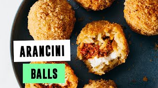 How To Make Arancini Balls  SO VEGAN [upl. by Joyce]