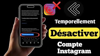 Comment désactiver temporairement le compte Instagram 2023 [upl. by Anyer142]