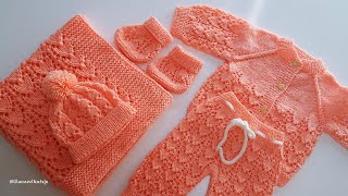 Como tejer una Mantita Colchita Rebozo Cobija para bebe Ajuar a Dos Agujas Palitos Tricot [upl. by Hobie]