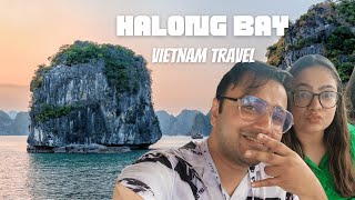 Halong Bay Vietnam Vlog  Traveling to Vietnam in October 2022  Sailing on Luxury Cruise FullNight [upl. by Ennis760]