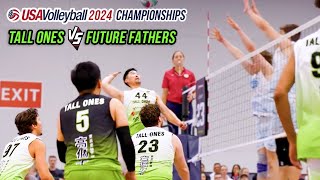 USAV 2024 Finals  Tall Ones vs Future Fathers  Volleyball Highlights [upl. by Ahsi]