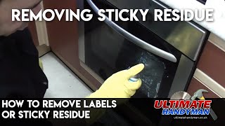 How to remove labels or sticky residue [upl. by Fara]