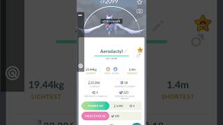 MEGA RAID  AERODACTYL  IV 86  EVOLVED TO MEGA AERODACTYL  POKEMON GO GAMEPLAY  DARK VENOM ❤️ [upl. by Berlinda]