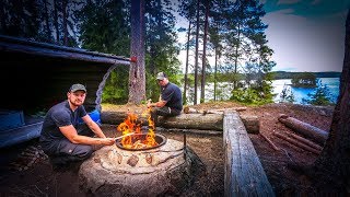 7 Tage Survival Bushcraft Kanu Tour in Schweden 07 FragFritz [upl. by Etteinotna]