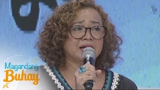 Magandang Buhay Shamaine gets emotional after giving a message for her late daughter [upl. by Hagar695]