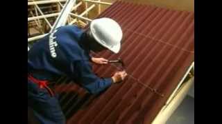 How to Install Onduline Bitumen Roof Sheets Old Video [upl. by Leirad]