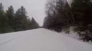 Snowmobiling Old Forge to Daikers [upl. by Timothea885]