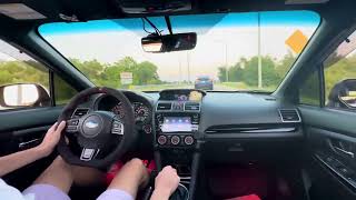 2021 Subaru WRX STI  4K RAW Driving with TOMEI no commentary [upl. by Rednasela]