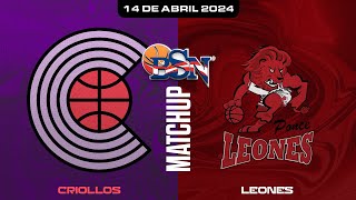 Criollos de Caguas vs Leones de Ponce  BSN2024 [upl. by Akenal645]