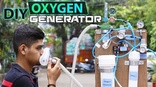 DIY Oxygen Concentrator Using PSA  Making Oxygen Generator Machine  Biomedical Project Ideas [upl. by Reivilo215]