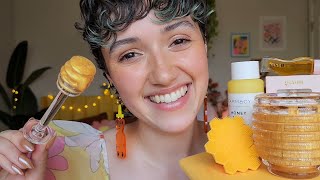 ASMR 🍯 Honey Glow Spa Treatment layered sounds skincare rp personal attention [upl. by Nettirb]