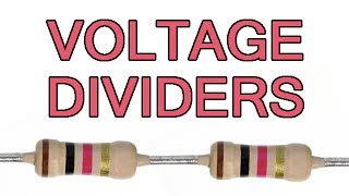 Voltage divider tutorial [upl. by Yenahs164]