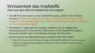 BioNTech Impfstoff Comirnaty  FDA Protokoll Kritisch Analysiert  Lebensbedrohliche Nebenwirkungen [upl. by Couq]