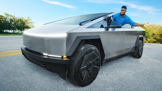 Driving Tesla Cybertruck Everything You Need to Know [upl. by Idok]