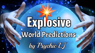 EXPLOSIVE World Predictions by Psychic LJ [upl. by Mayne435]