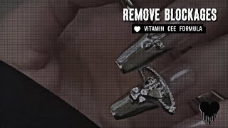 remove blockages  subliminal [upl. by Pansie955]