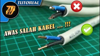 Jangan anggap remeh kabel listrik Berikut Tips memilih kabel yang aman buat rumah kita [upl. by Trixi]