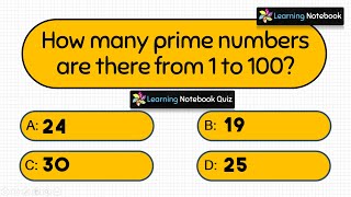 Multiples and Factors Quiz  Class 5 6 7 Maths Quiz  MCQ Part1 [upl. by Peace]