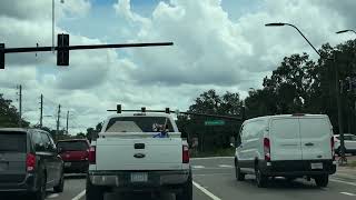 Afternoon Drive Winter Springs Florida to Oviedo Florida 4K [upl. by Sirrot481]