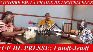 REVUE DE PRESSE SUR RADIO VICTOIRE FM DU 02072024 Anani VIDJRAKU et Joachim AGBETIM [upl. by Attenborough937]