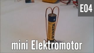 E04  Kako napraviti Mini ELEKTROMOTOR [upl. by Aisatal]