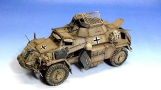 SdKfz 222  Leichter Panzerspähwagen Hobby Boss 135 Step by Step [upl. by Herwick]